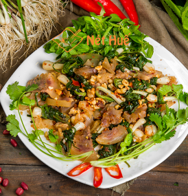 Beef tendon with nem sauce 